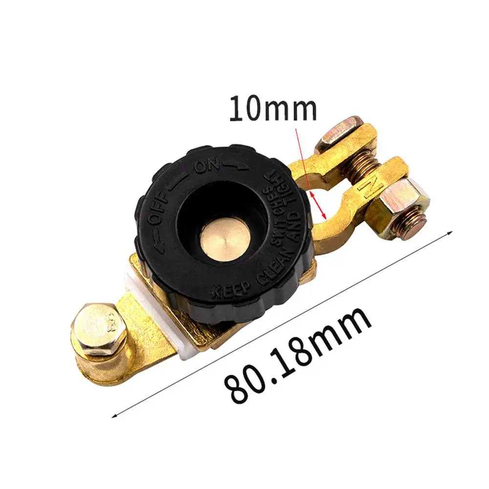 Quick Release Battery Isolator Switch Universal Power-off Terminal Switch Heavy Duty Cut Off Protector for Car Motorcycle Truck Oasis Select 04