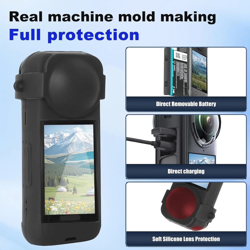 Insta360 X4 Accessories Kit – Lens Guards, Case & Screen Protector