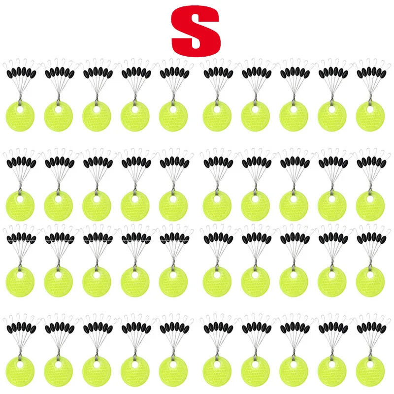 10-40Groups Space Beans Rubber Carp Fishing Equipment Black Rubber Oval Stopper Fishing Float Fishing Bobber Float Line Stops Oasis Select S-40 Groups