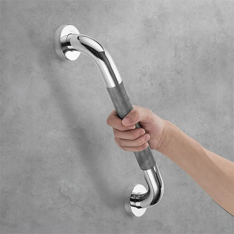 Handrail Grab Bar Stainless Steel 300/400/500Mm Anti Slip Shower Safety Support Handle Towel Rack Bathroom Tub Toilet Oasis Select