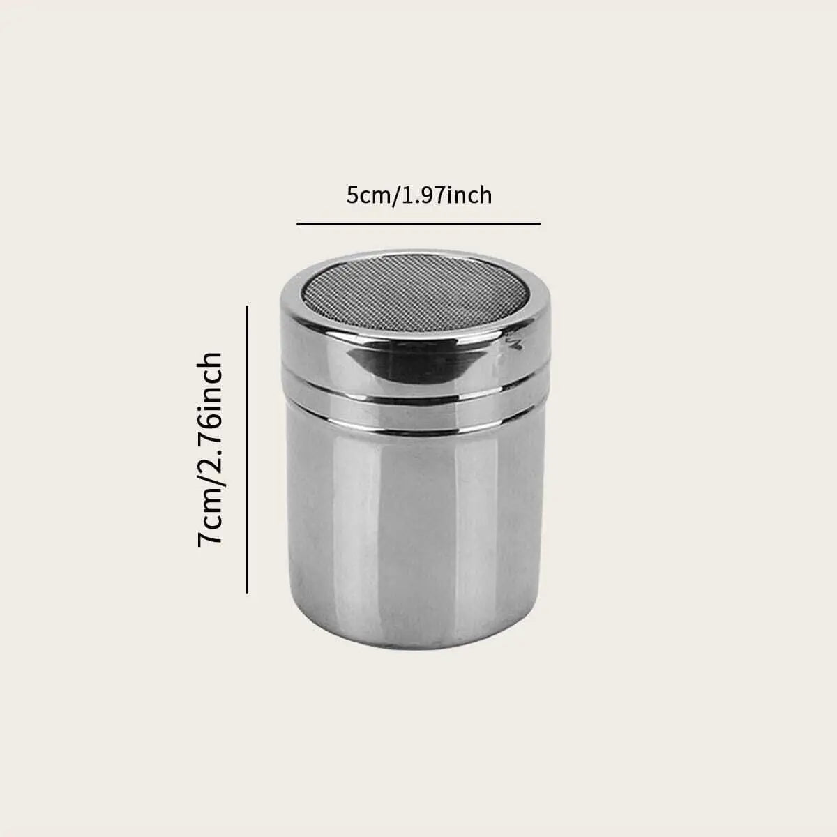 Stainless Steel Mesh Powder Shaker – Cocoa, Spice & Sugar Spice & Powder Shaker Oasis Select
