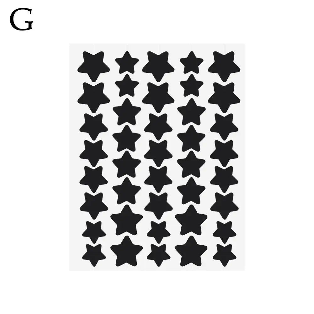 40-Pack Star Pimple Patches – Invisible Waterproof Acne Cover Acne Pimple Patches Oasis Select black