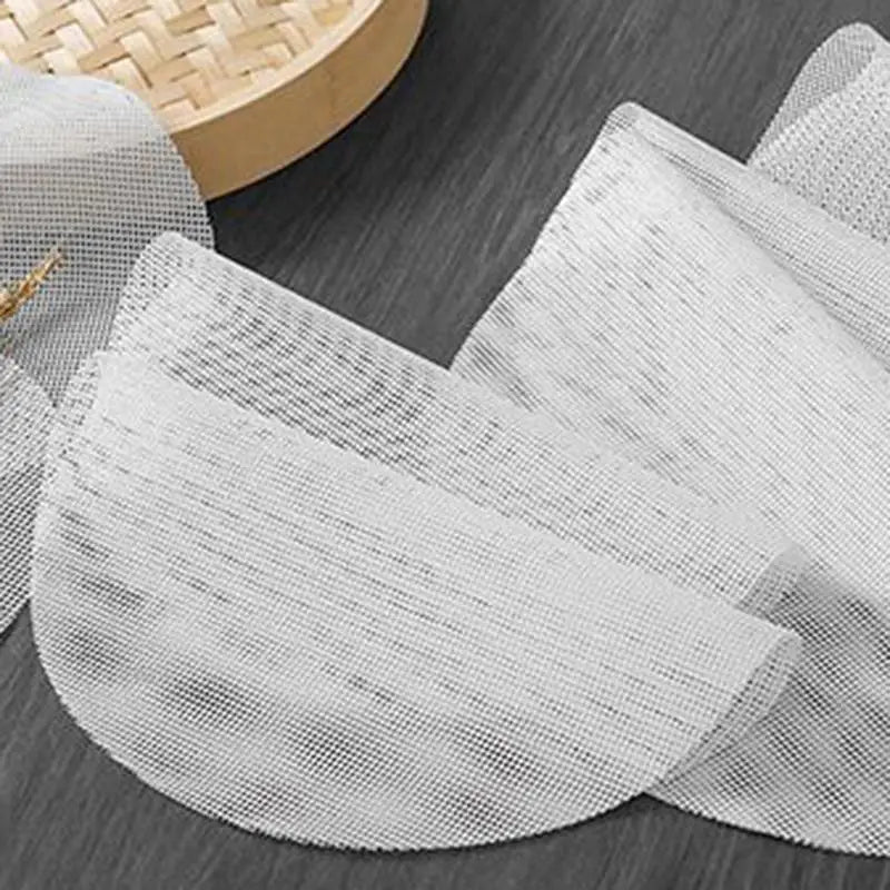 Steamer Basket Liners Non-stick Steam Paper for Steamer Washable Oven Accessories Kitchen Cookware Baking Parchment for Baking Oasis Select