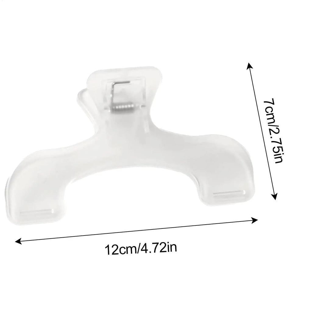Plastic Book Clip Simple Reading Aid Fixed Book Holder Bookmarks Creative Design Practical Note Holder for Bookstore Page Marker