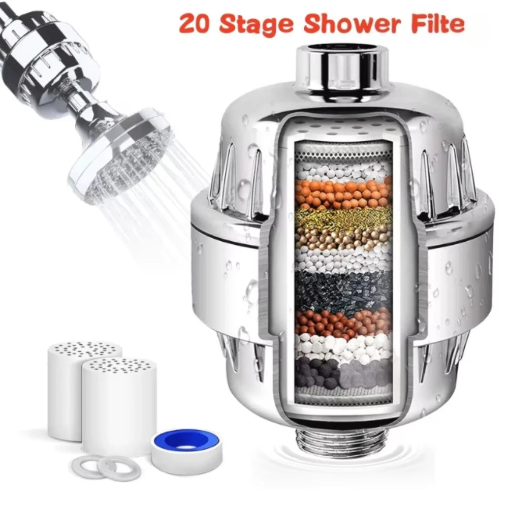Filter Element 15-20 Grade Water Purification Household Water Purifier Shower Filter Set Bathing To Remove Residual Chlorine Oasis Select