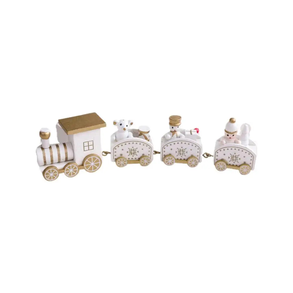 Wooden Christmas Train Ornament 2025 | Festive Holiday Decor