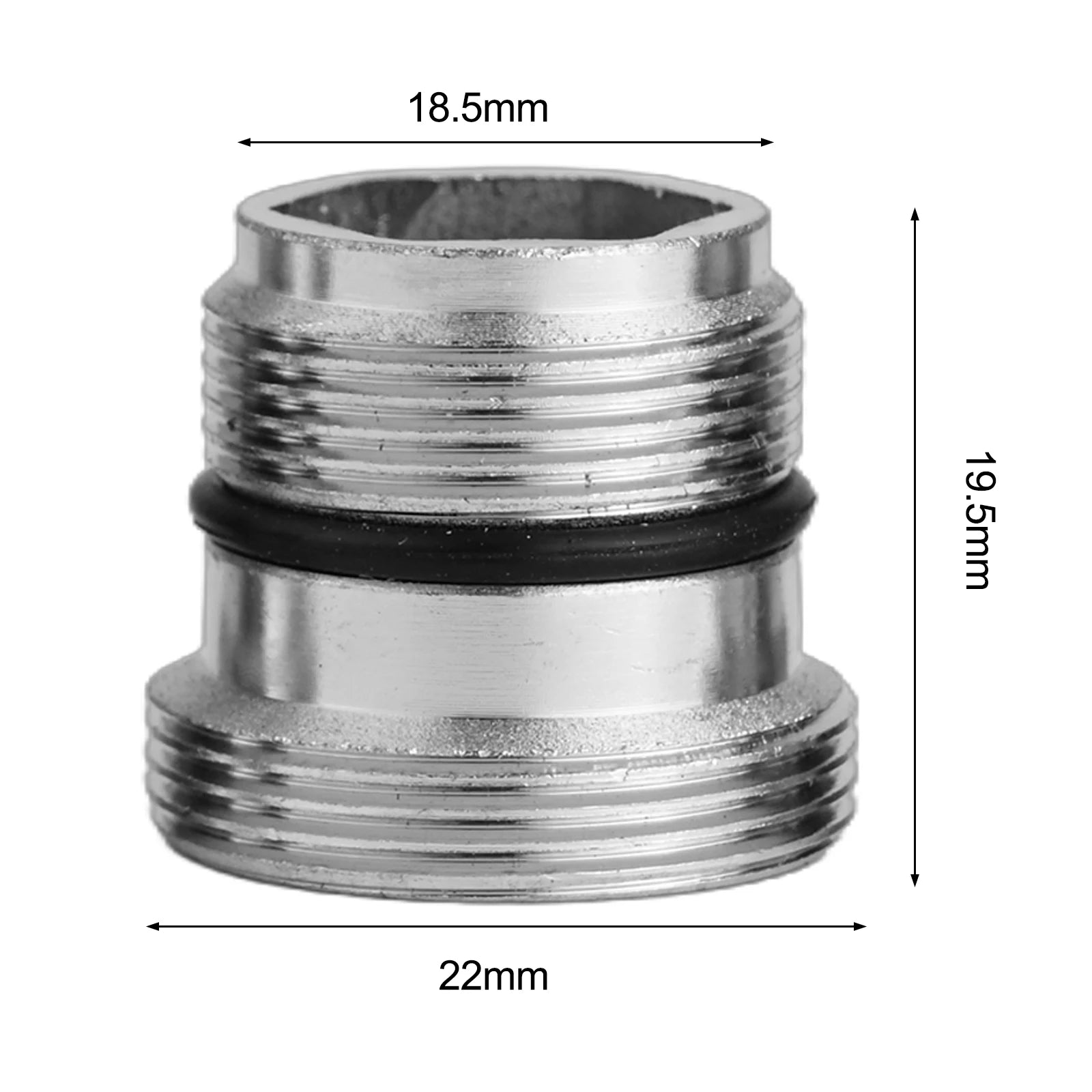 4pcs Kitchen Faucet Adapte Tap Adapters Aerator Connector With Rubber Seal.5 To M22 Male Thread Water Faucet Accessory Oasis Select