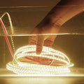 LED Lights Strips AC 220V SMD 2835 Outdoor LED Lights Waterproof 1M-30M AC 220 V LED Strips Self-Adhesive Lights Decor For Room Oasis Select Nature White 120LEDs one meter 10M
