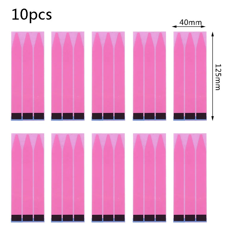 10pcs Stretch Glue Seamless Double-sided Tape Adhesive Sticker Tape Strips Oasis Select 125mm
