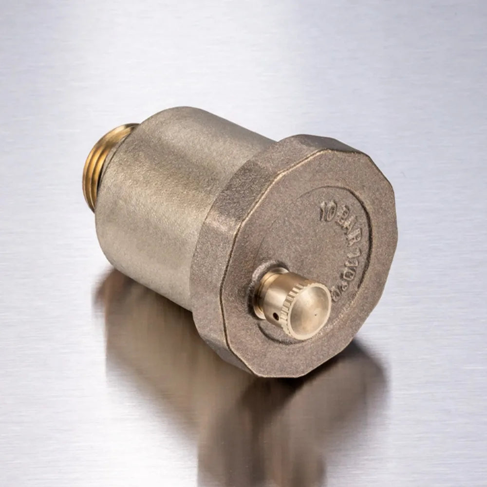 Brass Automatic Float Valve Kit 1/2"G Air Bleeder Release Vent Valve & 1/2"G Female Connector Adapter Oasis Select