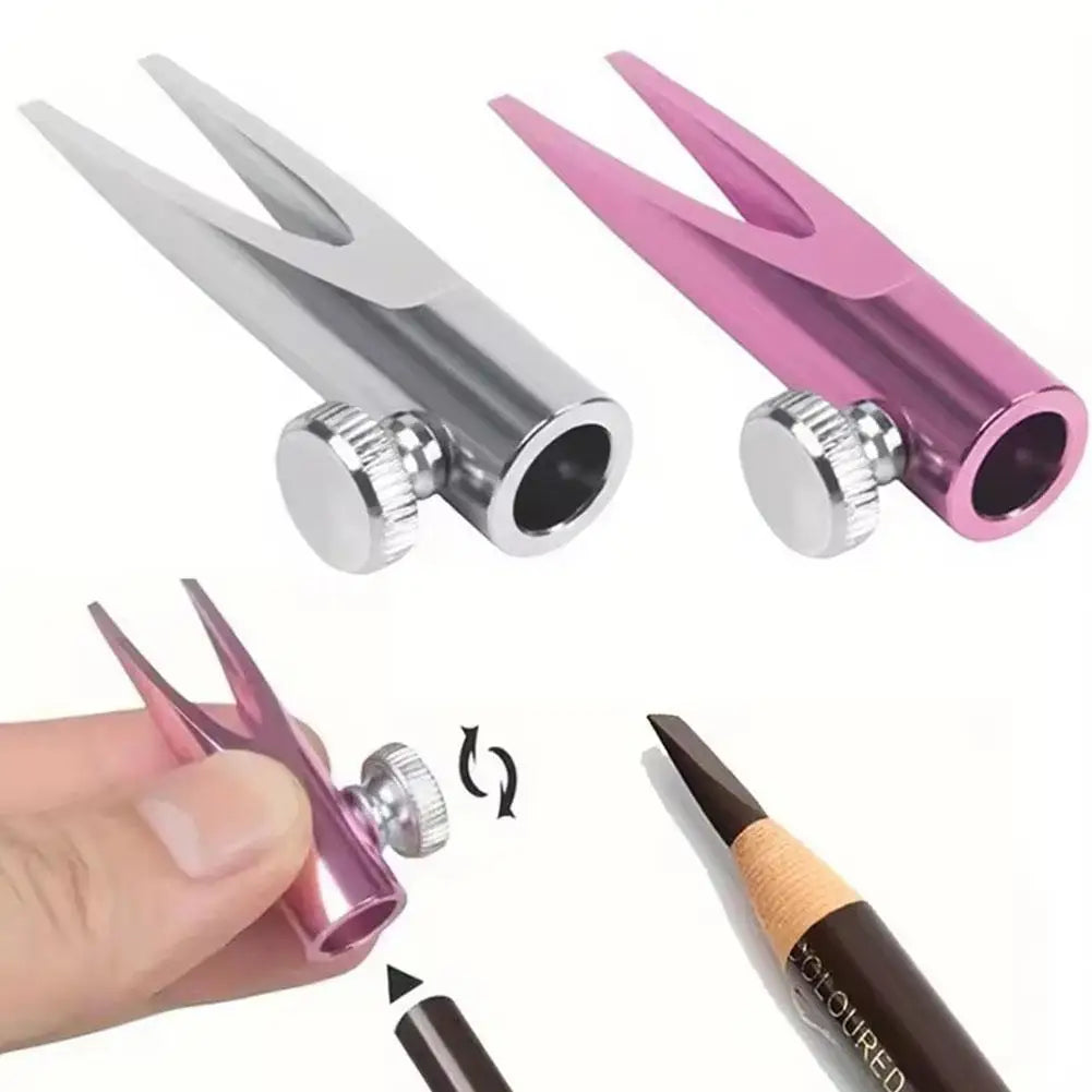 U-Shaped Eyebrow Pencil Sharpener Guide – Duck-Bill Brow Tool Eyebrow Shaping Tool Oasis Select