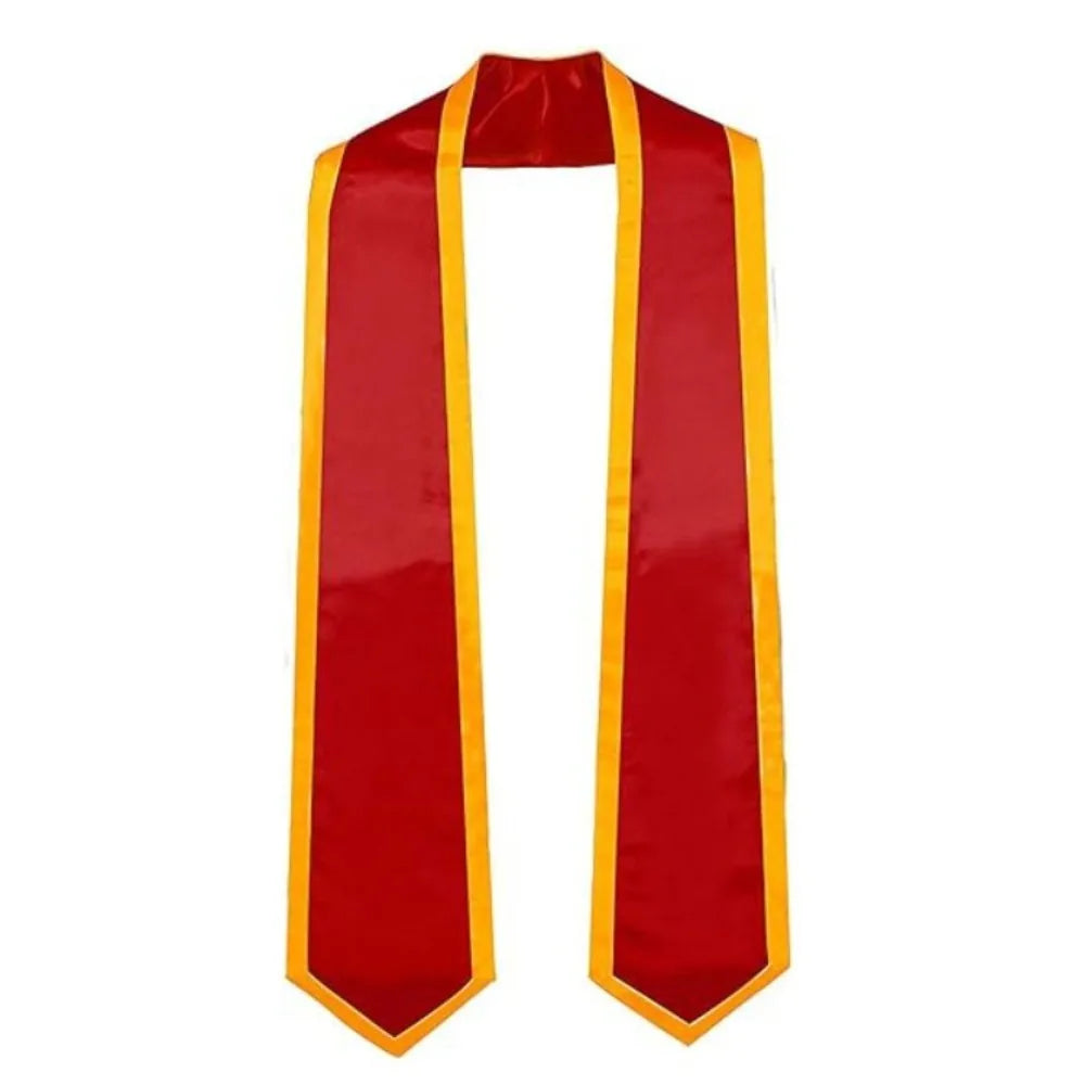 Satin Graduation Honor Stole – Double Layer Unisex Sash