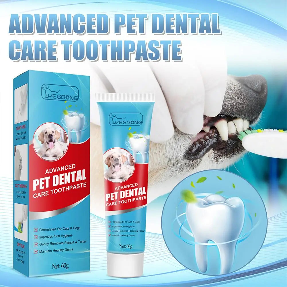 Pet Toothpaste for Dogs & Cats – Fresh Breath & Plaque Care