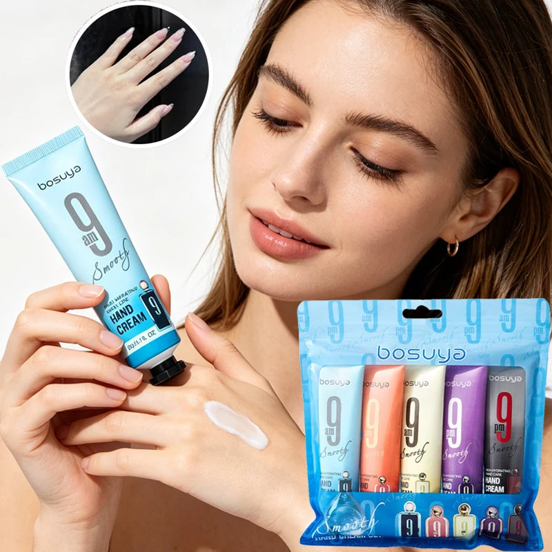 5-Piece Moisturizing Fragrance Hand Cream Set – Non-Greasy Hand Cream Set Oasis Select