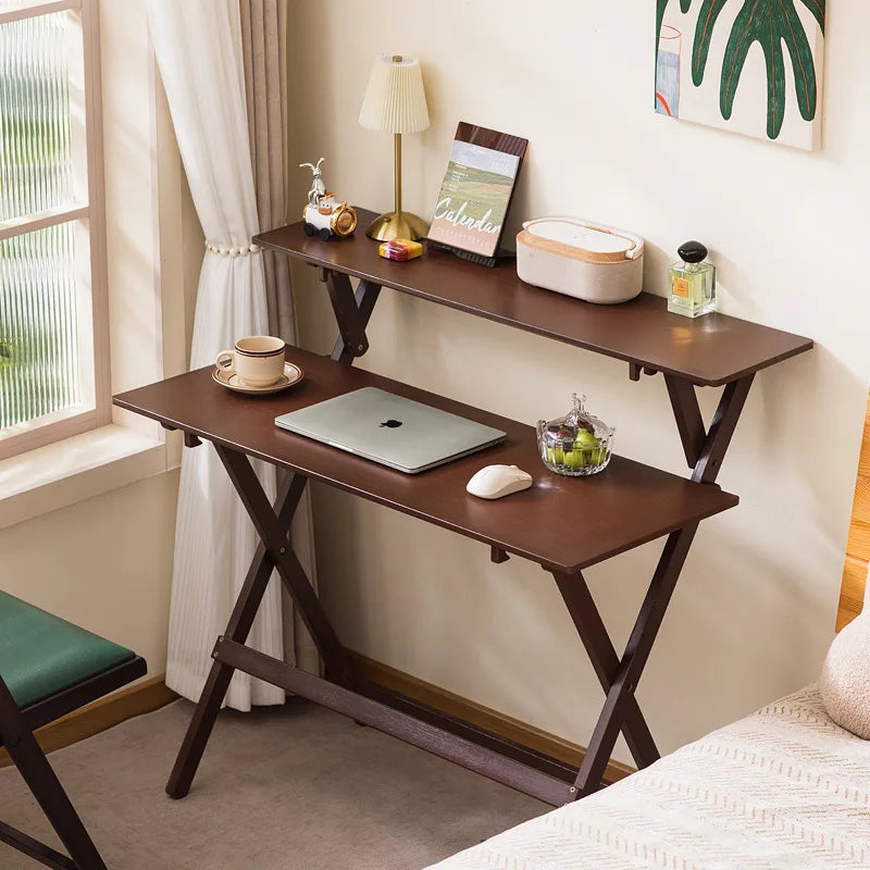 Folding table Rectangle desk Computer table Bedroom Home bedside table Desk worktable Small apartment dining table Oasis Select
