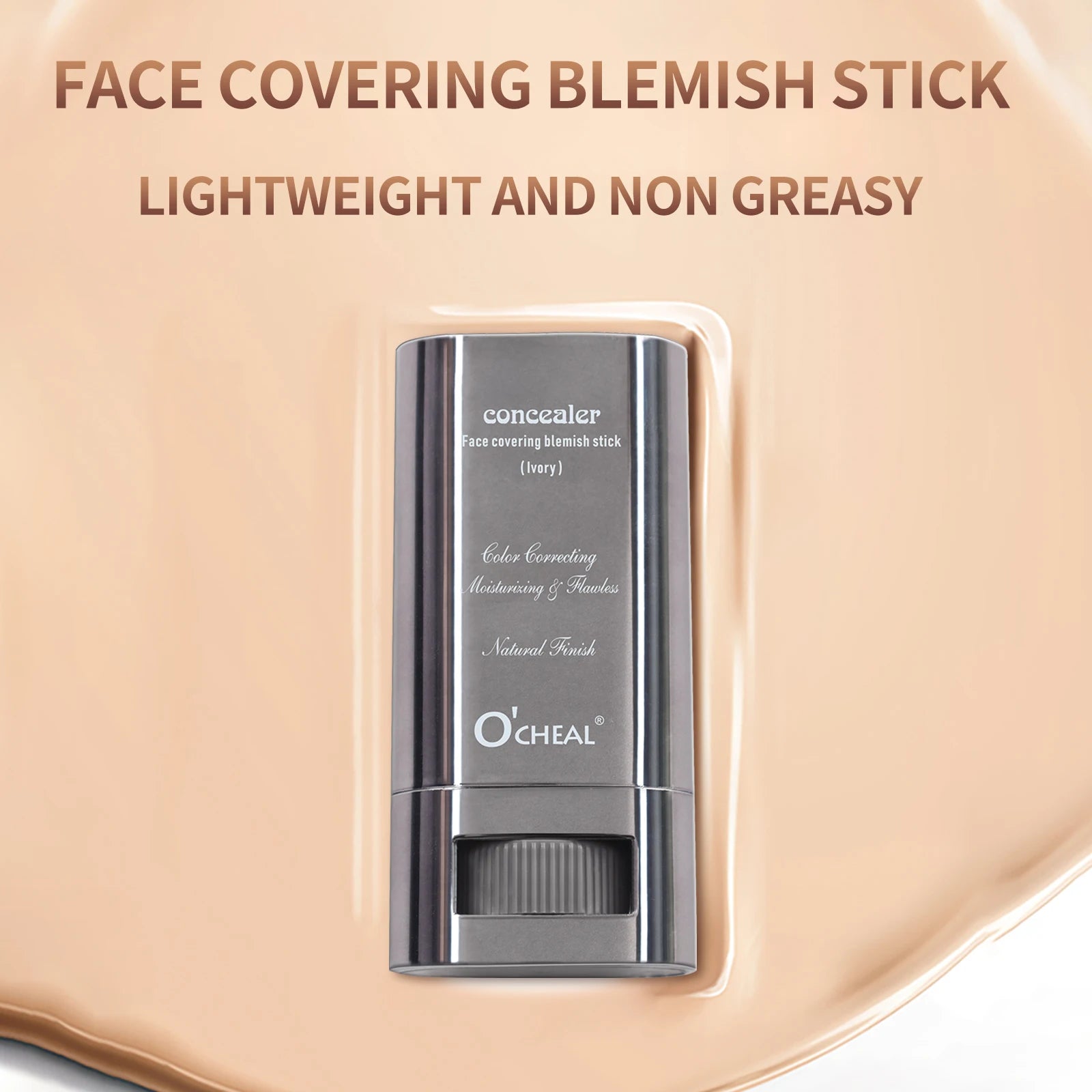 Ocheal Face Foundation Contour Stick Long-wear Lightweight Brighten Stick Face Concealer Blemish Contouring Beauty Makeup Oasis Select