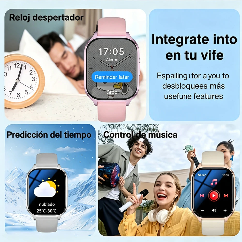 ERUN 1.83" Smart Watch – GPS, Fitness Tracker & Wireless Calls
