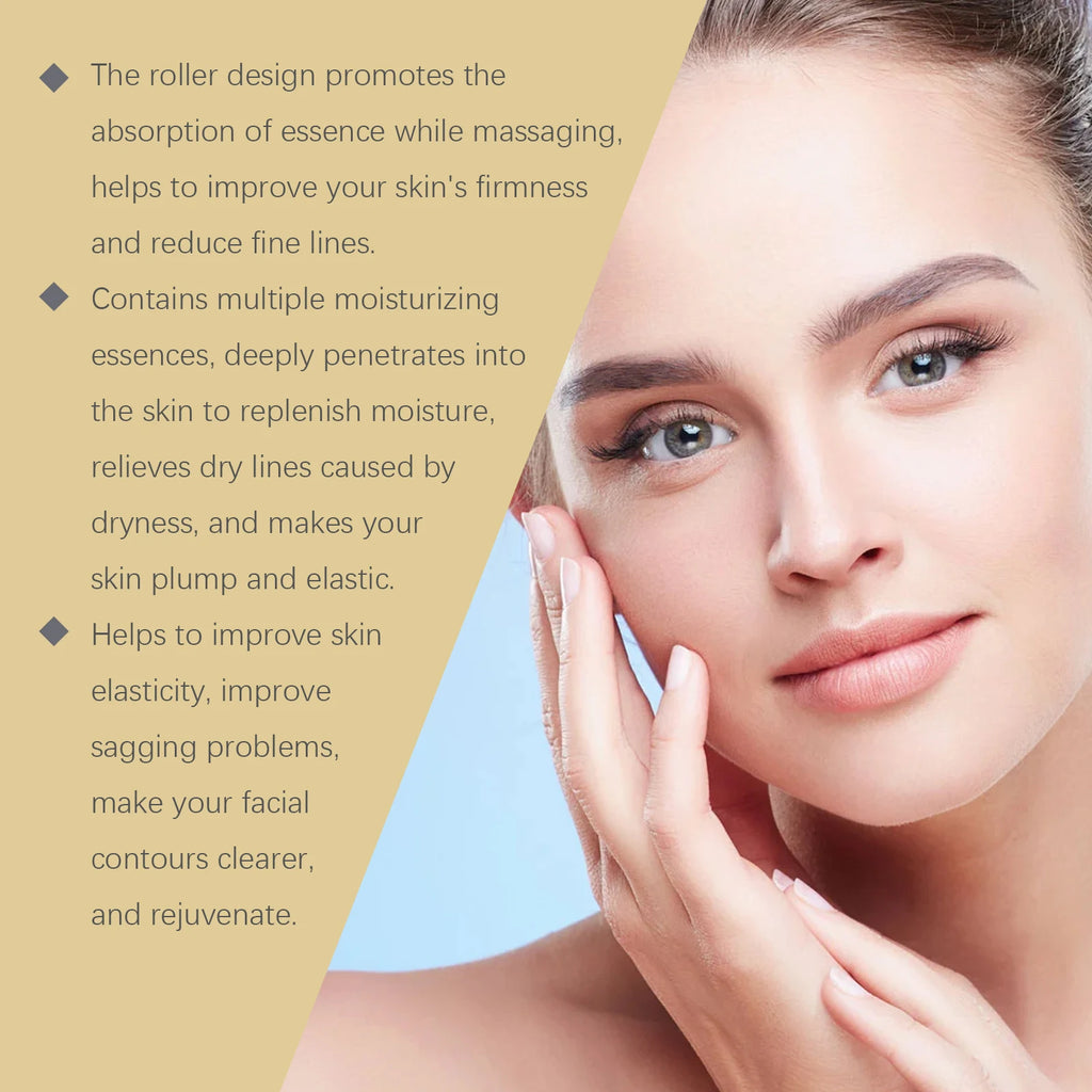 Neck Firming Roller Cream Deeply Moisturizing Lifting Brighten Skin Fades Fine Lines Reduce Double Chin Massage Firm Neck Cream Oasis Select