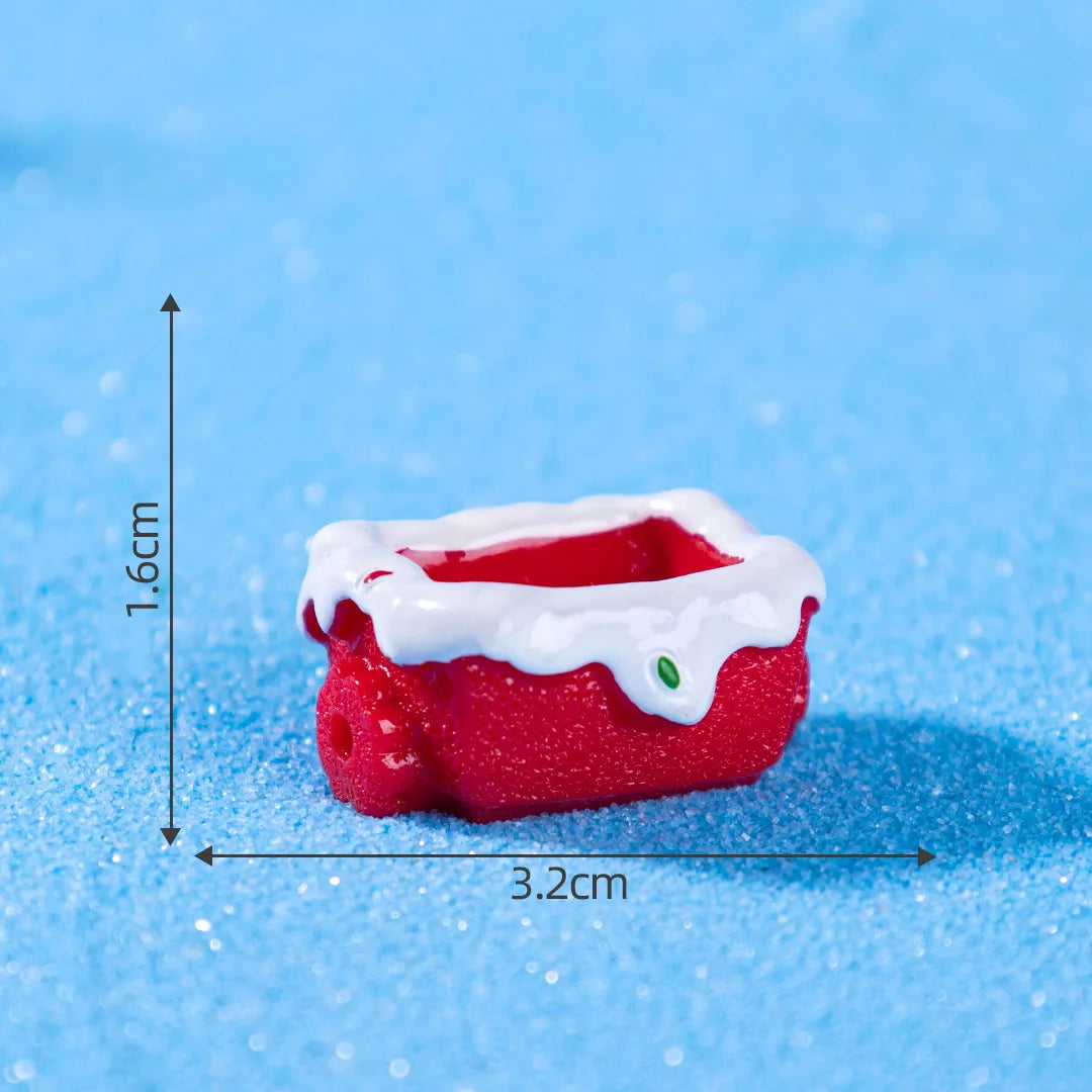 Mini Christmas Resin Ornament – Santa, Snowman & Holiday Décor