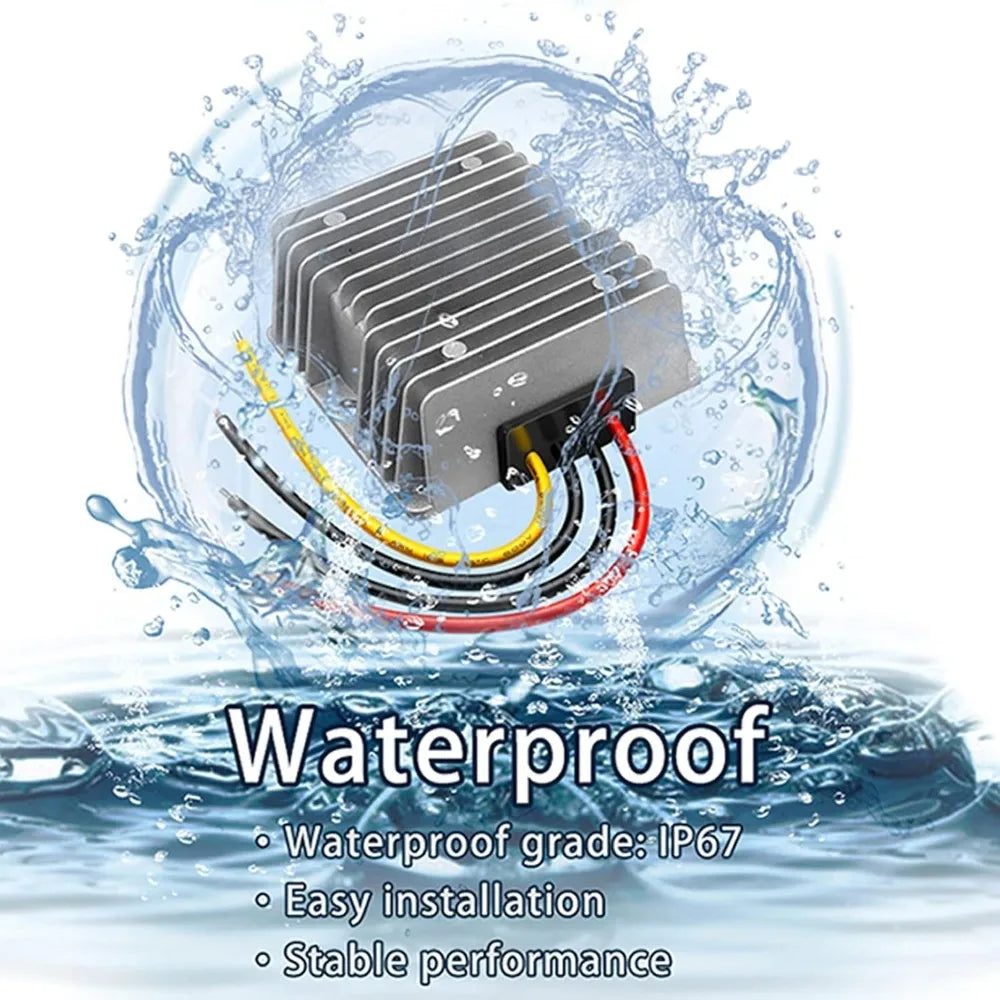 DC DC Converter Reducer 20-90v 24v 36v 48v 60v 72v to 12v DC Converter Step Down Buck Voltage Regulator for Golf Cart Car Device Oasis Select