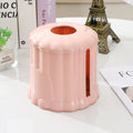 Double Opening Tissue Box Holder | Modern Desk Organizer