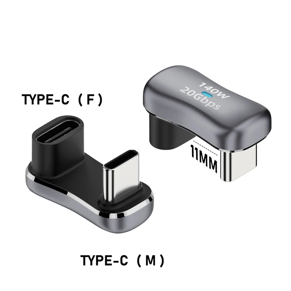 180° USB-C Adapter 20Gbps PD 140W – Steam Deck & Tablets USB-C Adapter Oasis Select C-C 20G140W
