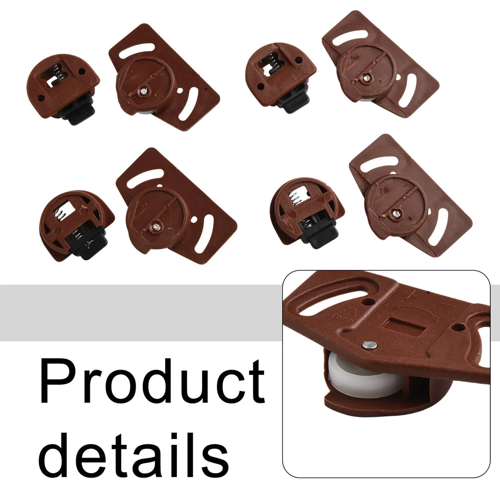 4/8 Pairs Cabinet Sliding Door Gear Wheel Gear Circuit Board Indoor Panel Kit Sliding Door Guide Furniture Wardrobe Roller Oasis Select