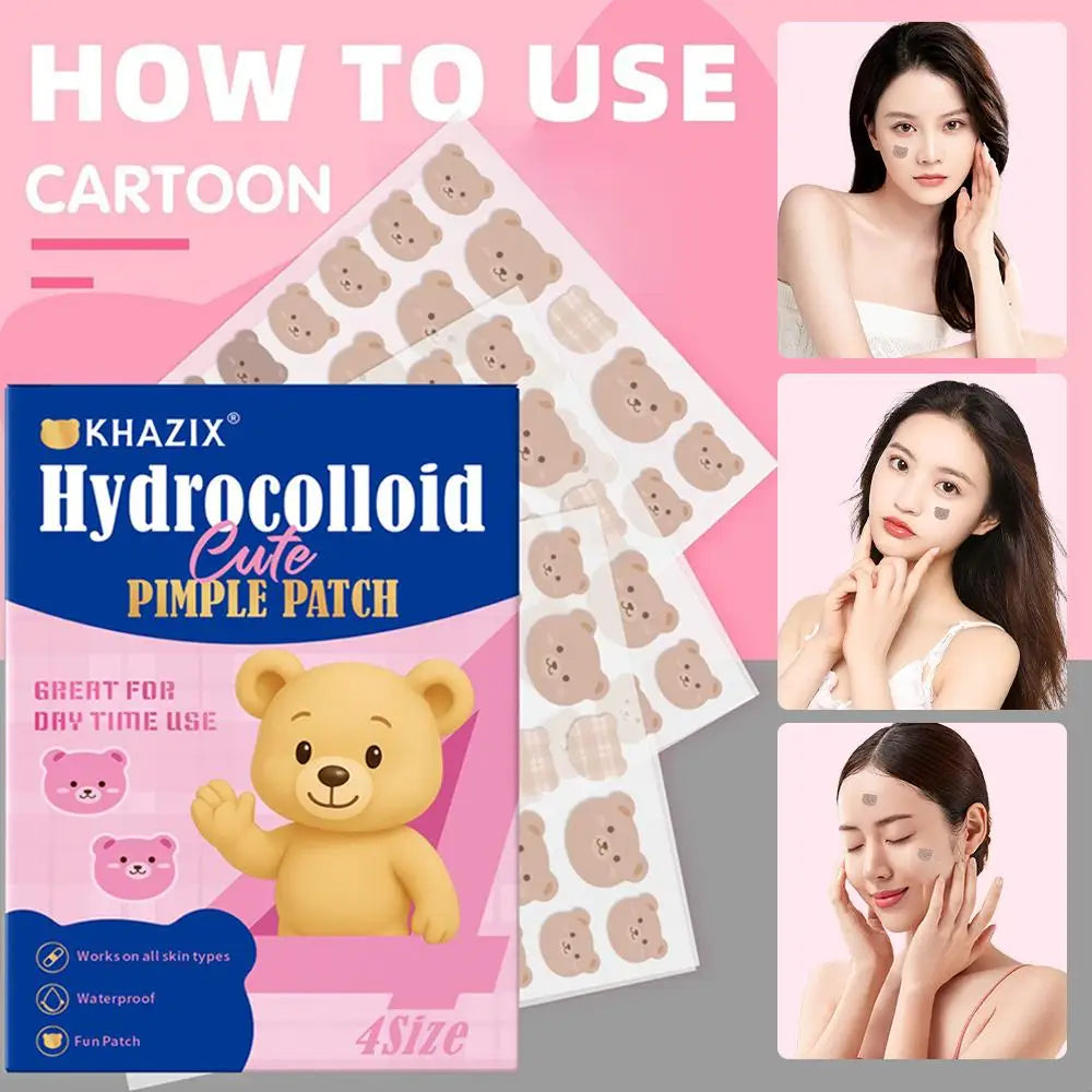 Bear Hydrocolloid Acne Patches – 720/1020 Count Pimple Patches Hydrocolloid Acne Patches Oasis Select