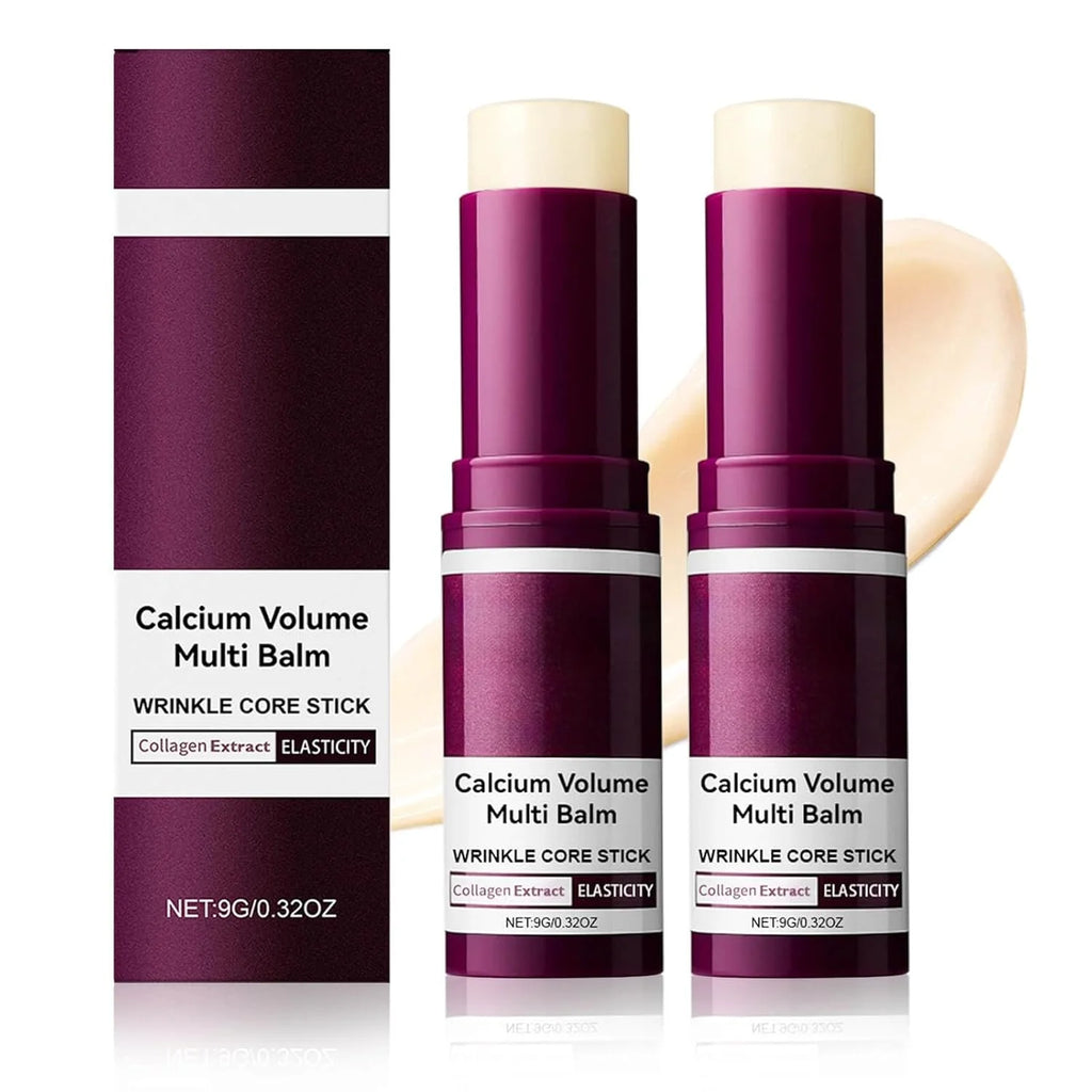 Calcium Multi Balm Stick, Collagen & Elastin Wrinkle Stick, Moisturizing Balm for Eye & Neck Balm, Face Moisture Balm Oasis Select 2pcs