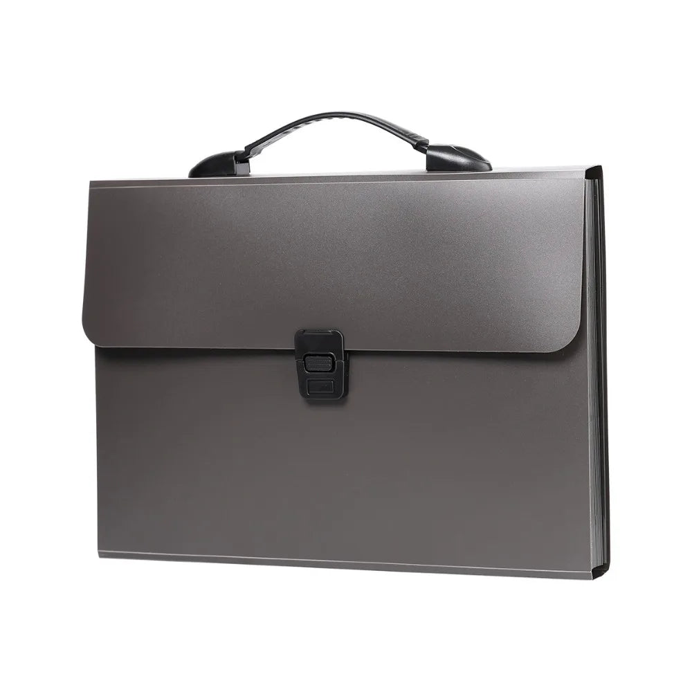 13 Layers Accordion File Folder Large Capacity Waterproof Expanding File Organizer Multifunctional Portable Document Storage Bag Oasis Select Coffee
