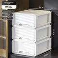 Underwear Storage Box Drawer Grid Socks Storage ******derwear Multifunctional Layered Storage Dust-proof Organizing Box Oasis Select 3-White