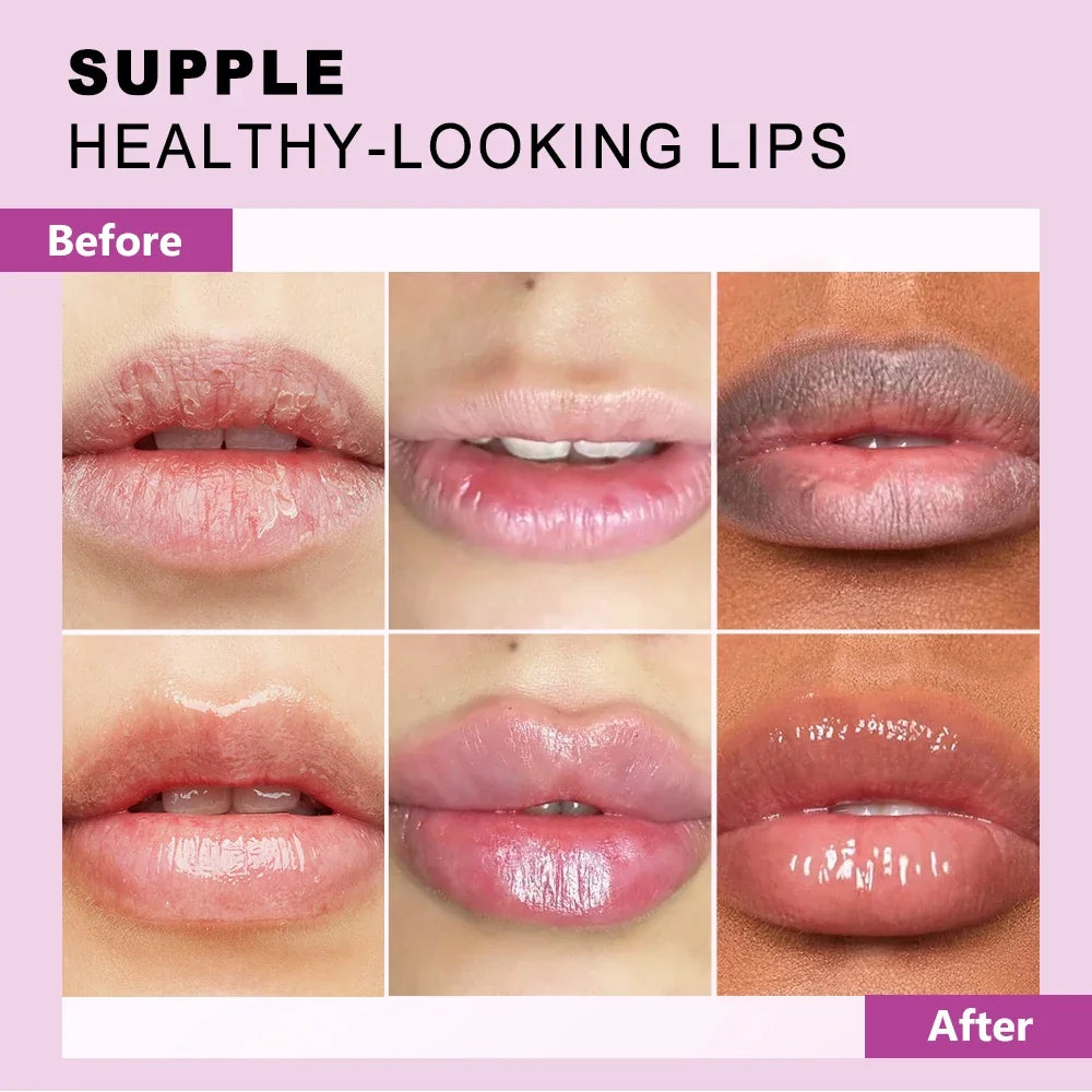 Volumising Lip Plumper Oil Gloss Serum – Hyaluronic Acid