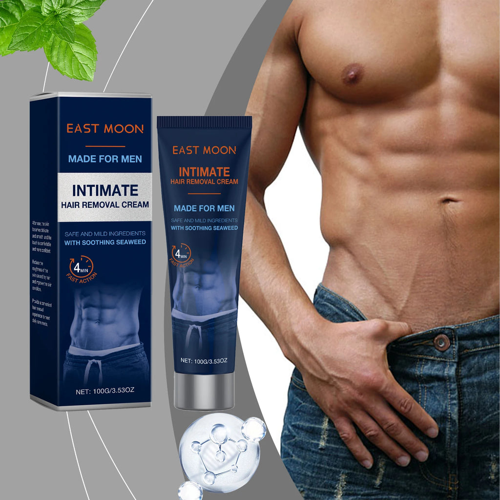 East Moon Avocado Men's Hair Removal Cream – Body & Intimate Hair Removal Cream Oasis Select