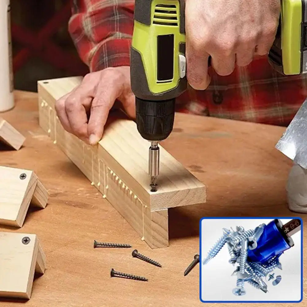 3-in-1 Magnetic Screwdriver Bit Ring – Aluminum Alloy Hex