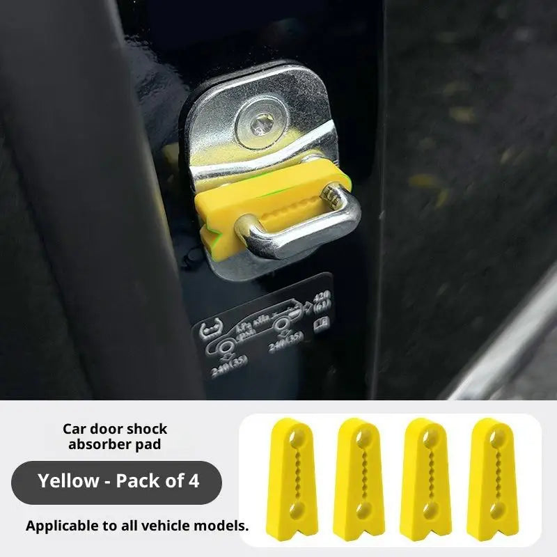 4Pcs Car Door Lock Buffer Pads – Quiet Close for Audi A1 A3 Q2 Q3