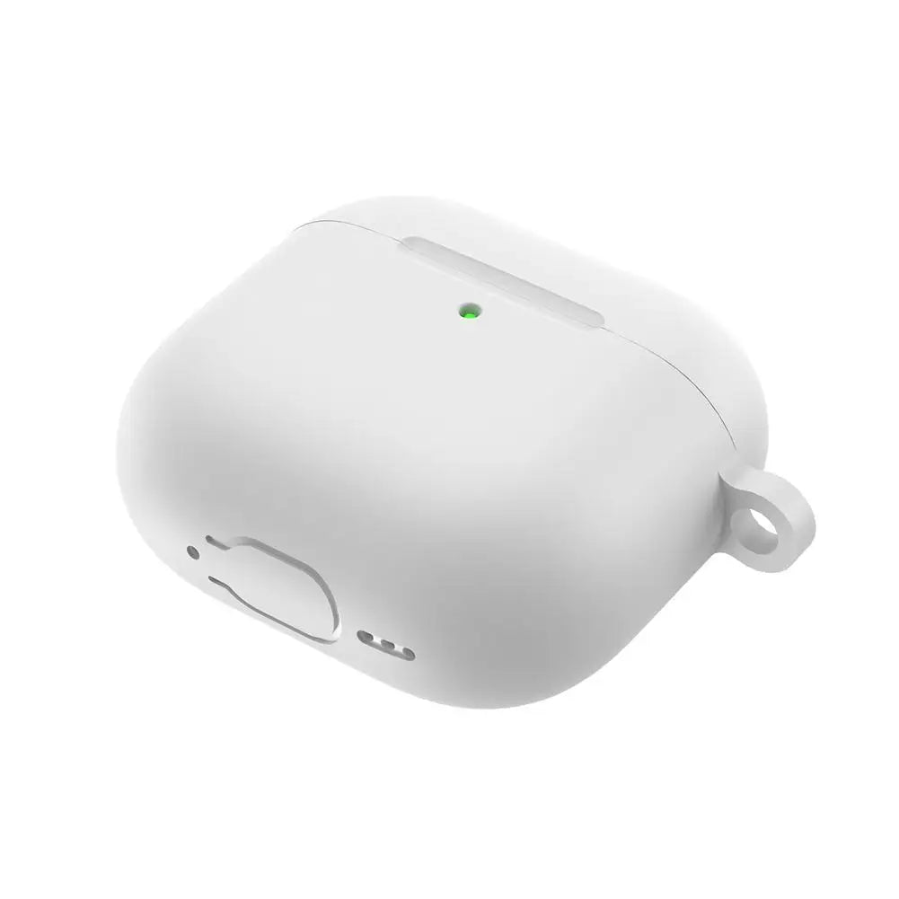 Silicone Case for AirPods 4 – Soft Protective Cover + Clip
