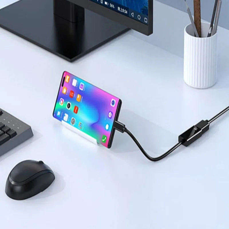 USB C to HDMI Female Cable Type c to HDMI-compatible Cable 4k HDMI HDTV Female Converter Cable for Laptop Tablet TV MacBook Oasis Select