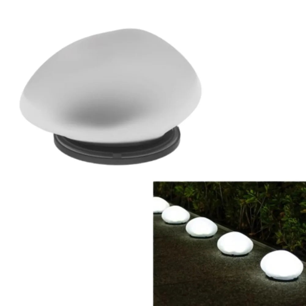 Solar Cobblestone Pebble LED Garden Lights – IP65 Auto On/Off