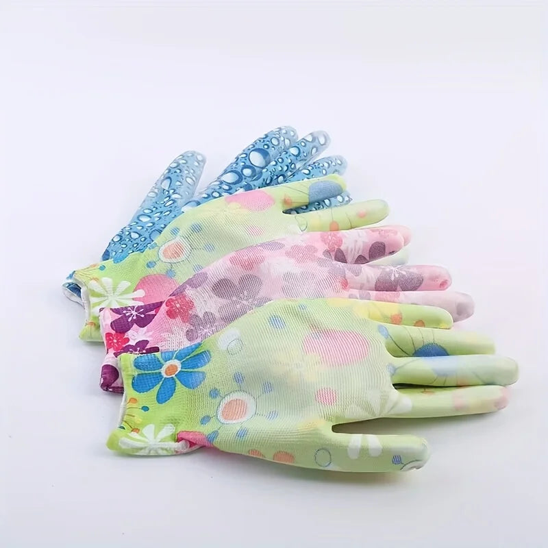 4/8Pairs Ladies' Cleaning Gloves - Suitable for outdoor activities such as cycling, fishing, camping, and home cleaning Oasis Select