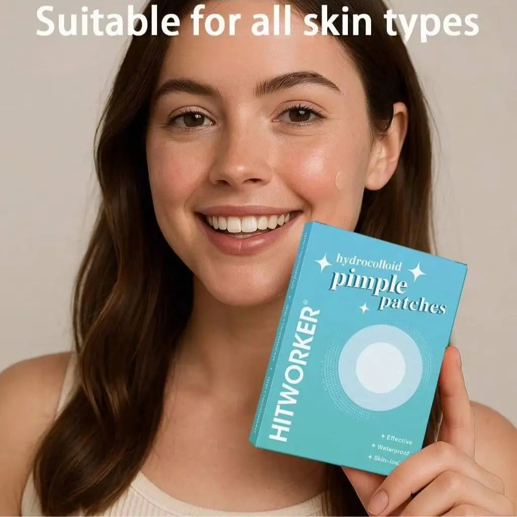 400pcs transparent round acne patch, tasteless, day and night concealer - suitable for all skin types Oasis Select