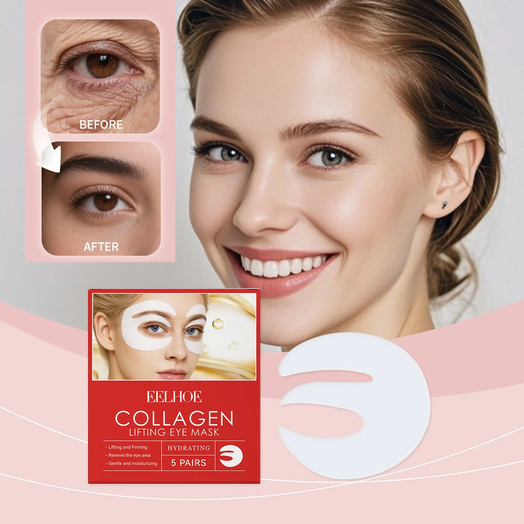 5/10/15/20 Pairs Collagen Eye Mask Lifting Firming Hydrating Under Eye Patches Niacinamide Dark Circles Nourishing Fine Lines Oasis Select