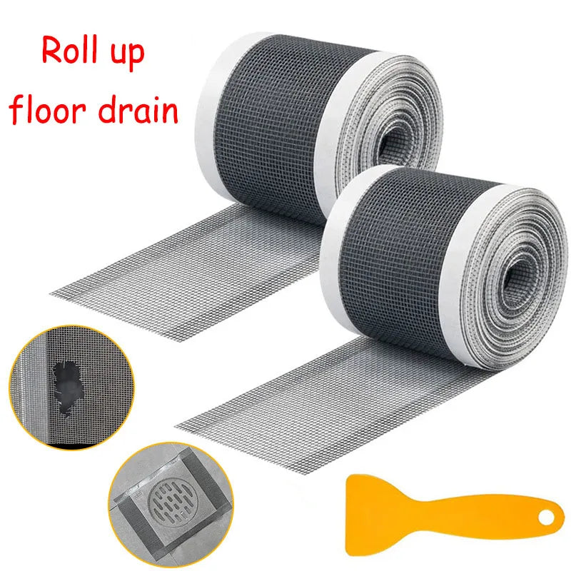 Hair filter shower drain grid insect prevention autohesion shower for bathroom items trap accessories sink bathtub fixture home Oasis Select