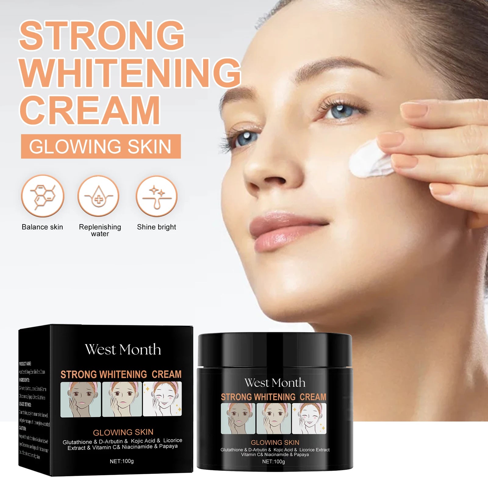 Firming Lifting Face Cream Remover Melanin Correcting Lightening Brightening Fade Pigmentation Moisturizing Skin Care Product Oasis Select