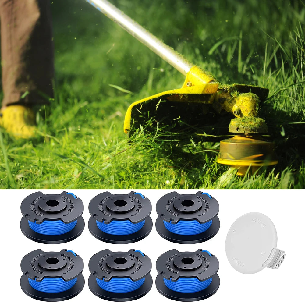 10-1rolls String Trimmer Spool Kits For Ryobi One AC14RL3A/AC14HCA 11FT Cordless Weed Eater Spool Line Lawn Trimmer Accessories Oasis Select