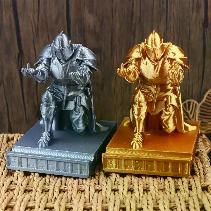 Armored Retro Soldier Pen Holder Desk Accessories Warrior Pencil Stand Knight For Desk Small Statue Ornaments Oasis Select