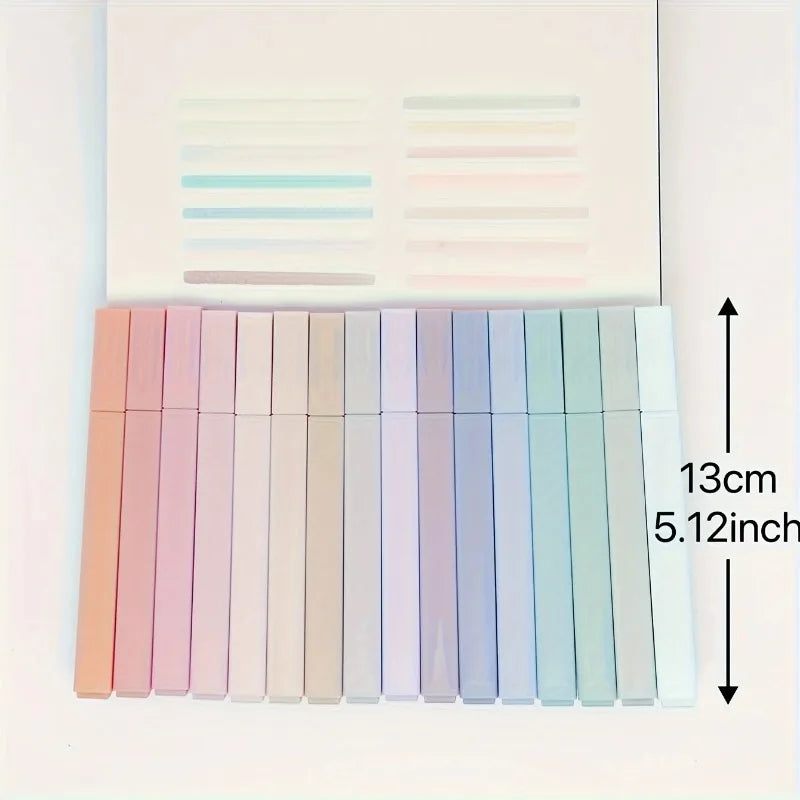 School Office Supplies for Students Artists and Stationery Lovers Square Highlighter Markers Painting Tools for Journaling Oasis Select