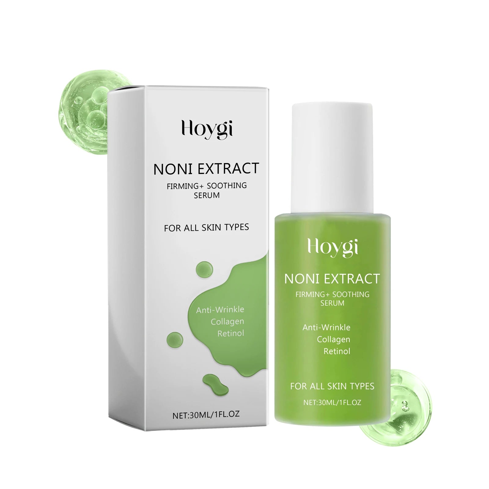 Retinol Serum Noni Fruit Essence Nourishing Brightening & Plumping Moisturizing Firming Smoothing Soothing Facial Skin Care Oasis Select 1Pcs 30ml Boxed
