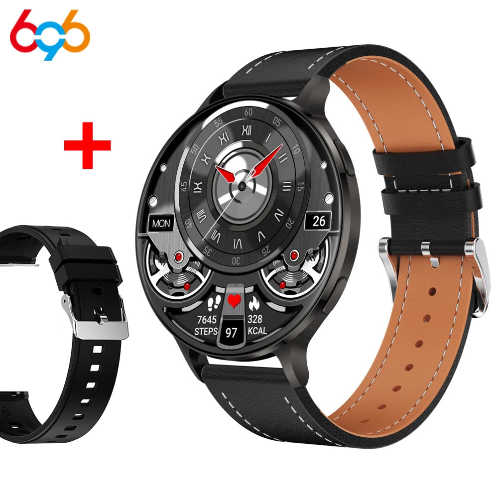 BT Call Smartwatch 1.75 Inch AMOLED Screen 6.9mm Ultra Thin Body Smart Watches Women Heartrate 3D Dynamic Dial Sports Lady Music Oasis Select BKBKS a BKL