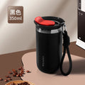 350/500ml Vacuum Insulated Coffee Mug, Double-wall Stainless Steel Travel Tumbler, Office Portable Cold Coffee Cup Gift Cup Oasis Select Black-350ml .350 or 500ml