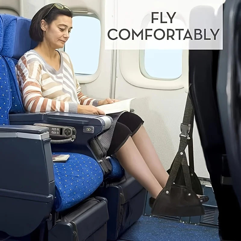1pc/2pcs New Travel Hammock Office Hammock with Airplane and High-speed Rail Footrest Hammock Foot Stepping Travel Artifact Oasis Select